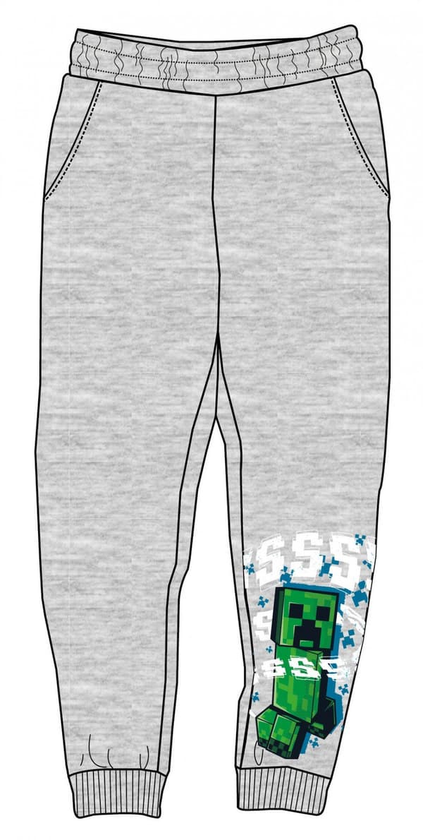 Minecraft Joggingbyxor / Mjukisbyxor - Barn 12 år