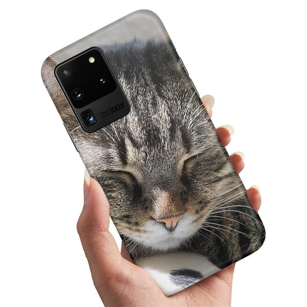 Deksel / Mobildeksel til Samsung Galaxy S20 Ultra - Sovende Katt