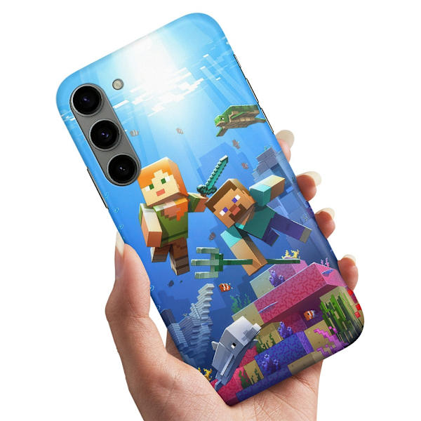 Deksel / Mobildeksel til Samsung Galaxy S23 Plus - Minecraft