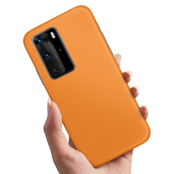 Huawei P40 Pro - Cover/Mobilcover Orange Orange