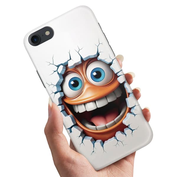 Deksel / Mobildeksel til iPhone 6 / 6s - Emoji