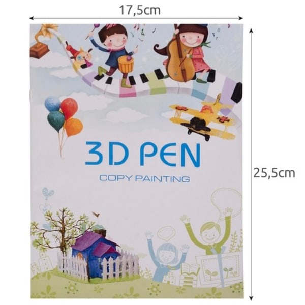 Bok med Mallar för 3D-penna