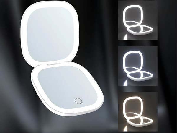 Sminkspegel x5 - LED-upplyst resemodell