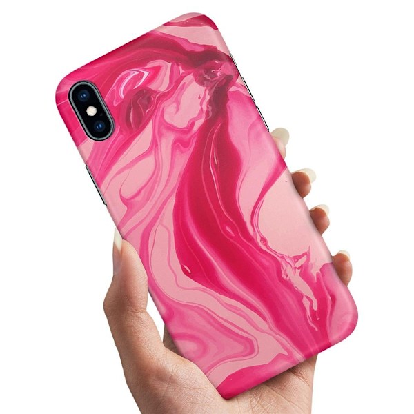 Deksel / Mobildeksel til iPhone XR - Marmor Multicolor