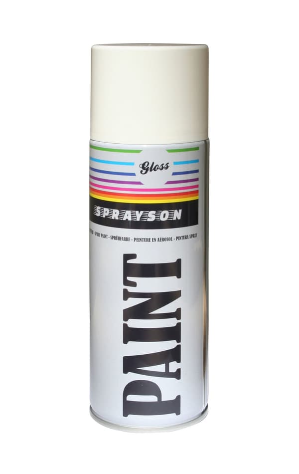 Sprayfärg 400 ml RAL9010 blank vit