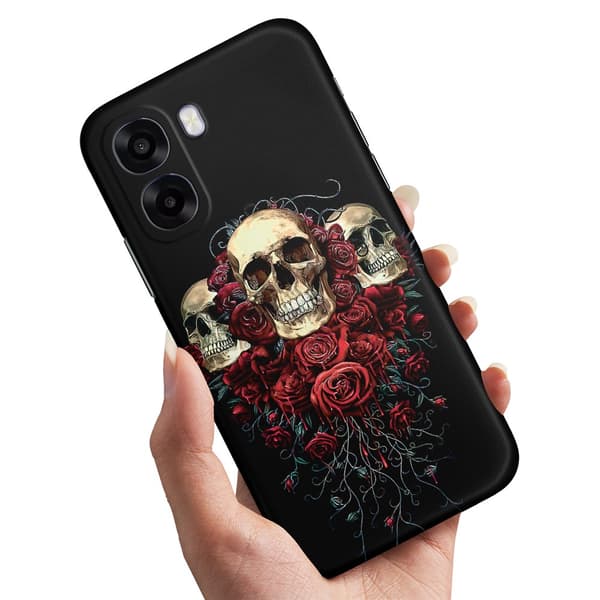 Deksel / Mobildeksel til Oppo A6x 5G - Skulls