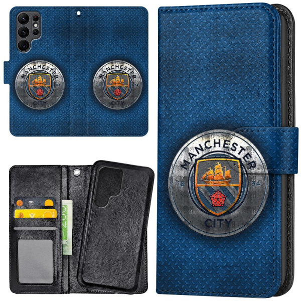 Samsung Galaxy S24 Ultra - Mobilcover/Etui Cover Manchester City