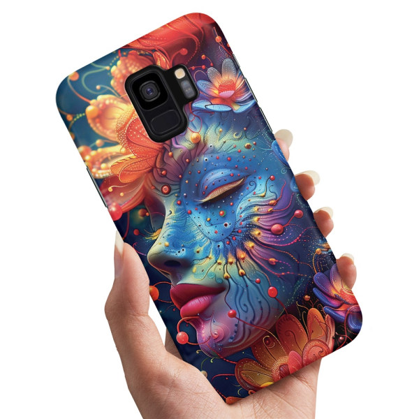 Samsung Galaxy S9 Plus - Cover/Mobilcover Psychedelic