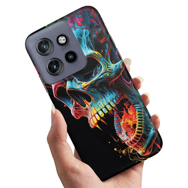 Deksel / Mobildeksel til Motorola Edge 50 Neo - Skull