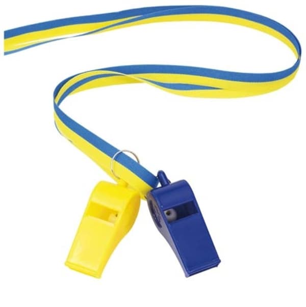 2-Pak - Fløjte / Pibe - Studenter - Gul/Blå Multicolor