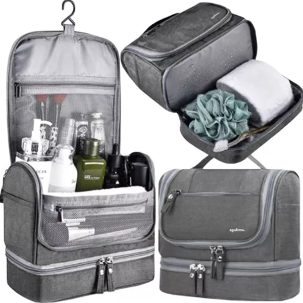 Makeup Taske / Toilettaske / Toiletpose - Makeup Bag Grey