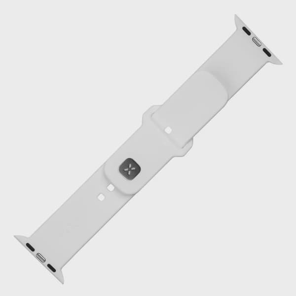 FIXED Silikonrem SET för Apple Watch Ultra-2/49mm Vit