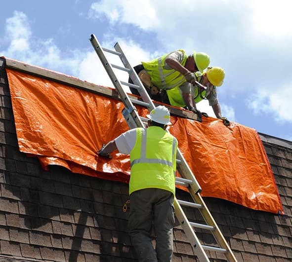 Presenning 3 x 4 m orange