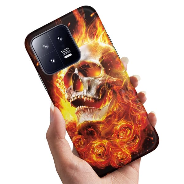 Deksel / Mobildeksel til Xiaomi 13 - Burning Skull