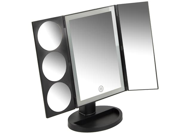 Led sminkspegel som förstorar 3x 5x 10x
