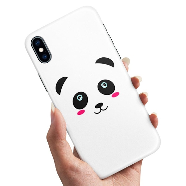 iPhone X/XS - Cover/Mobilcover Panda