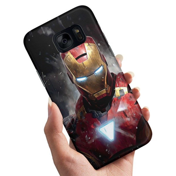 Samsung Galaxy S7 Edge - Kuoret/Suojakuori Iron Man