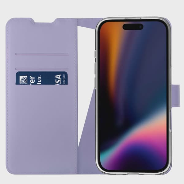 X2O Classic Wallet Plånboksfodral iPhone 16 Lavender
