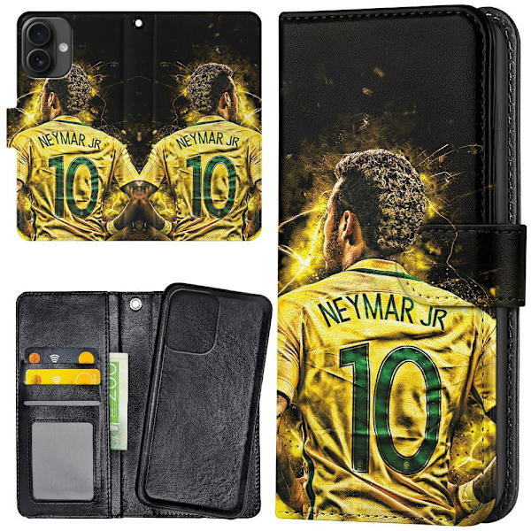 iPhone 16 Plus - Lommebok Deksel Neymar