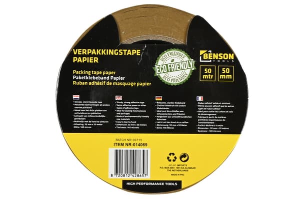 Packtejp papper 50 m x 50 mm