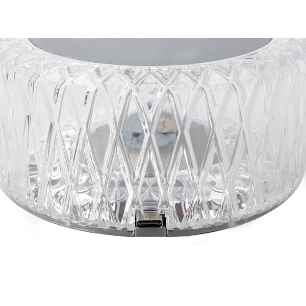 Fjernstyrt LED-lampe - Krystall Bordlampe – RGB