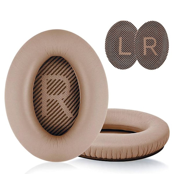 Öronkuddar för Bose QuietComfort - QC35/QC25/QC15/AE2 Hörlurar Beige