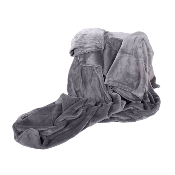Filt med Ærmer Grey