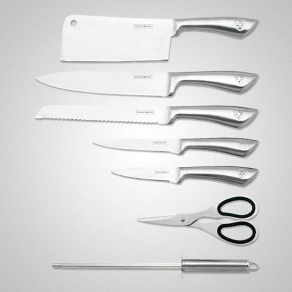 Knivset med Knivblock - 8-delar