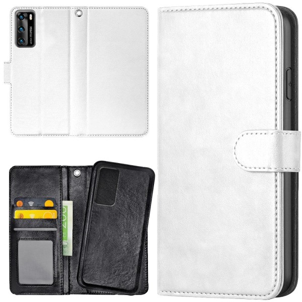 Huawei P40 - Mobilcover/Etui Cover Hvid White
