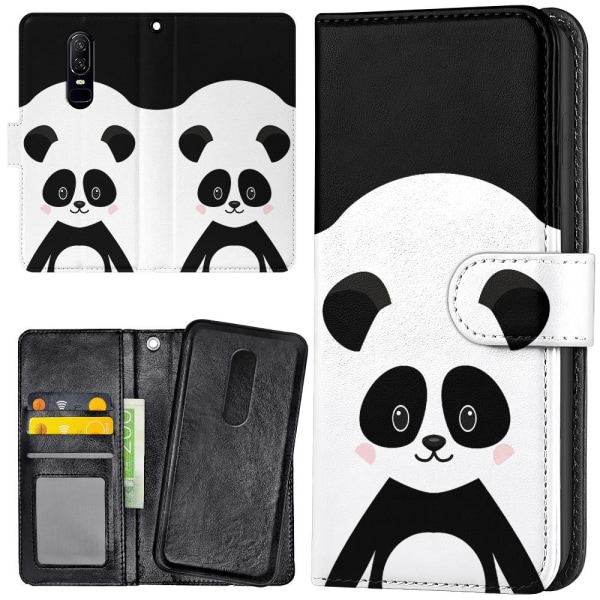 OnePlus 7 - Plånboksfodral/Skal Cute Panda