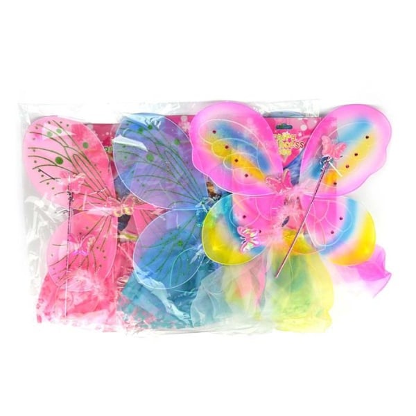 Angel Wings -setti lapsille / siivet - naamioitu Multicolor