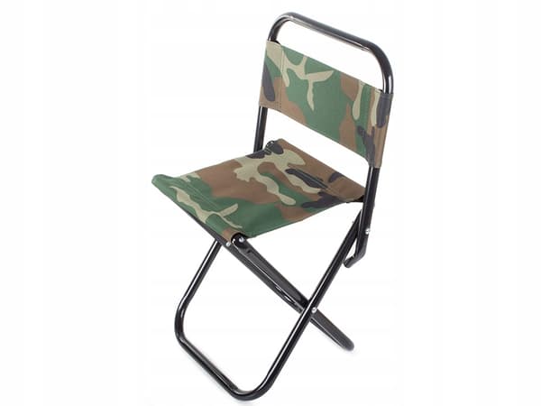 Klapstol - Campingstol med Ryglæn Dark green