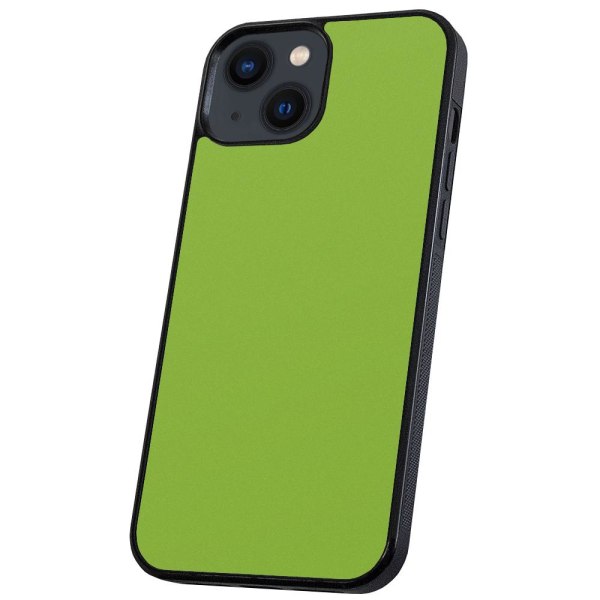 iPhone 13 - Deksel/Mobildeksel Limegrønn Lime green