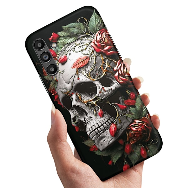 Samsung Galaxy A56 5G - Cover/Mobilcover Skull Roses