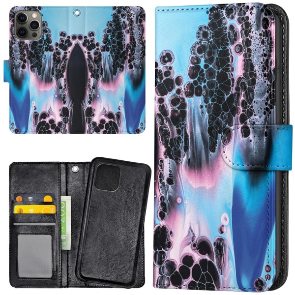 iPhone 12 Pro Max - Mobilcover/Etui Cover Marmor Multicolor