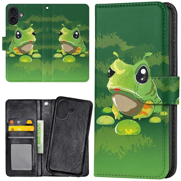 iPhone 17 - Plånboksfodral/Skal Groda