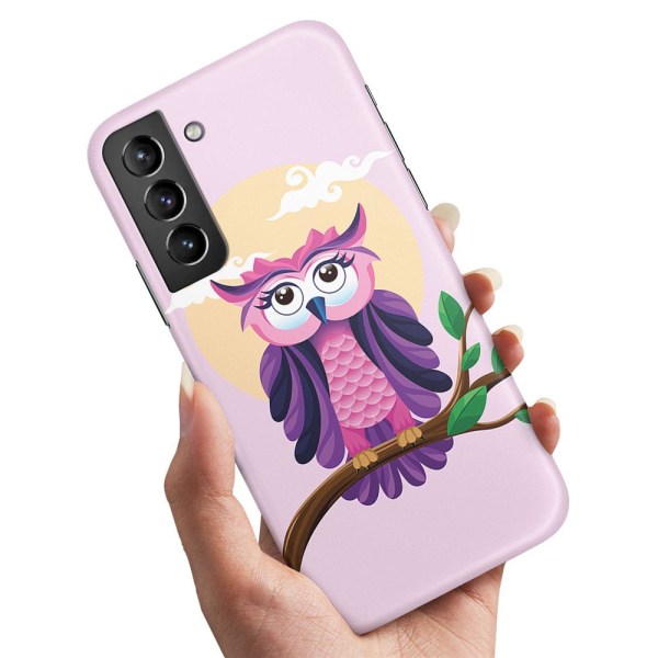 Samsung Galaxy S22 - Kuoret/Suojakuori Kaunis Pöllö Multicolor