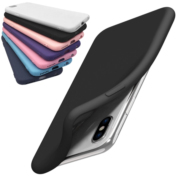 iPhone X/XS - Kansi/mobiilikotelo - kevyt ja ohut Light pink