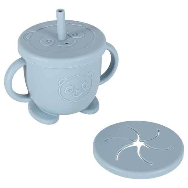 Barnservis Silikon - 9-delar Blue