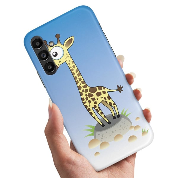 Samsung Galaxy A14 - Cover/Mobilcover Tegnet Giraf