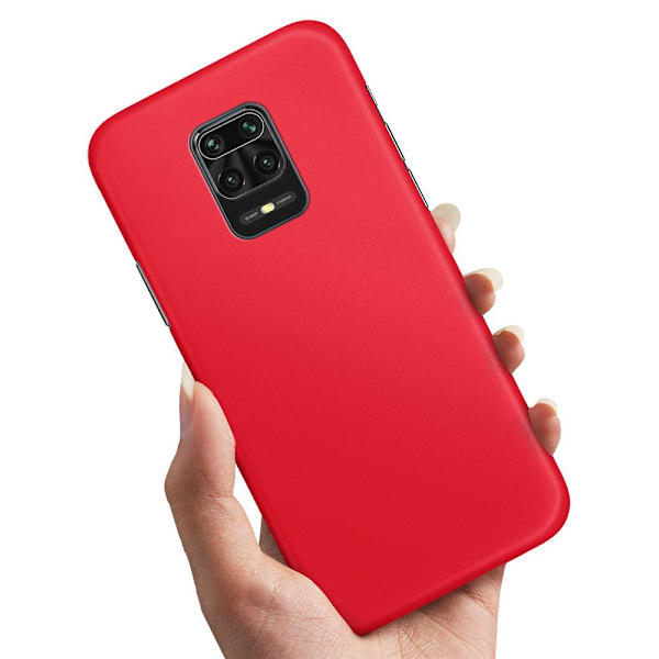 Deksel / Mobildeksel til Xiaomi Redmi Note 9 Pro - Rød Red