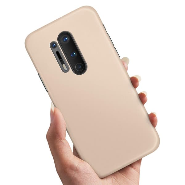 Deksel / Mobildeksel til OnePlus 8 Pro - Beige Beige