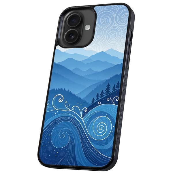 iPhone 16 - Cover/Mobilcover Blue Hills