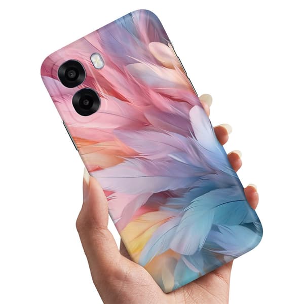 Skal / Mobilskal till Oppo A6x 5G - Feathers