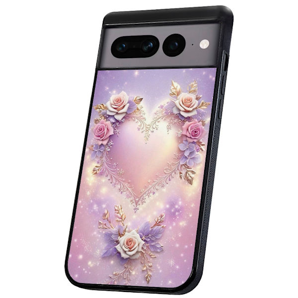 Google Pixel 8A - Skal/Mobilskal Heart