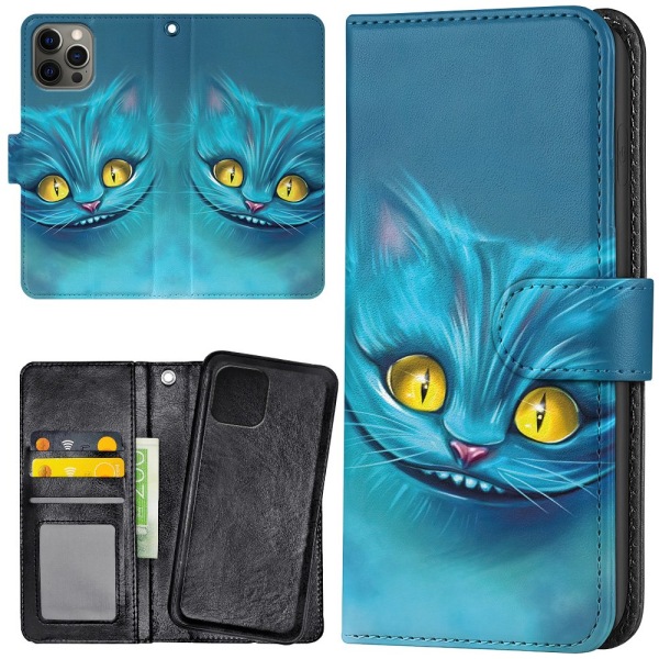 iPhone 15 Pro Max - Plånboksfodral/Skal Cat