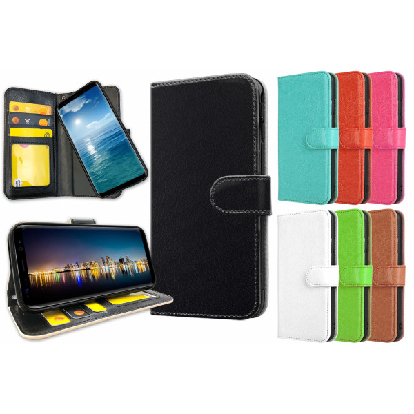 Samsung Galaxy S10 - Plånboksfodral/Skal med Magnet Mörkgrön