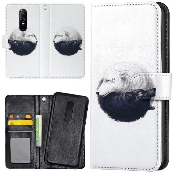 OnePlus 7 - Mobilcover/Etui Cover Yin & Yang Ulve