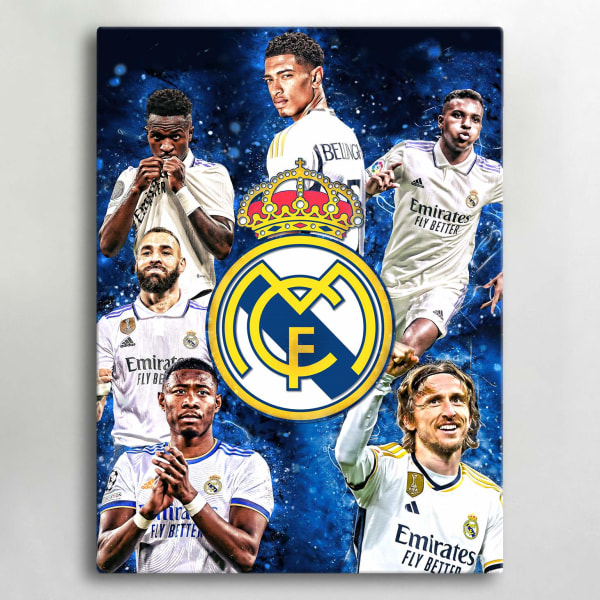 Lerretsbilde / Bilde - Real Madrid - 40x30 cm - Lerret