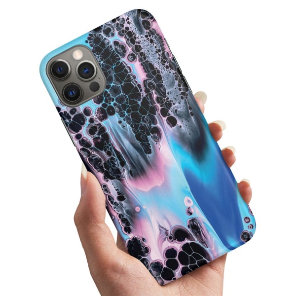 iPhone 12/12 Pro - Kuoret/Suojakuori Marmori Multicolor